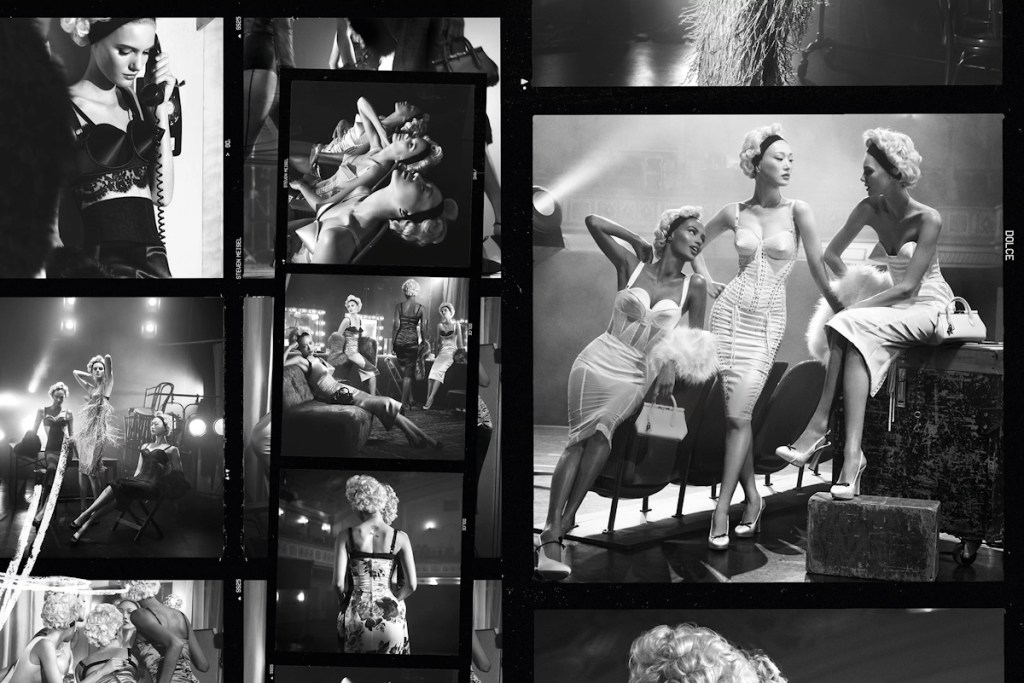Dolce & Gabbana S/S 2025 : Sora Choi, Rosalieke Fuchs, Sacha Quenby & Bibi Breslin by Steven Meisel