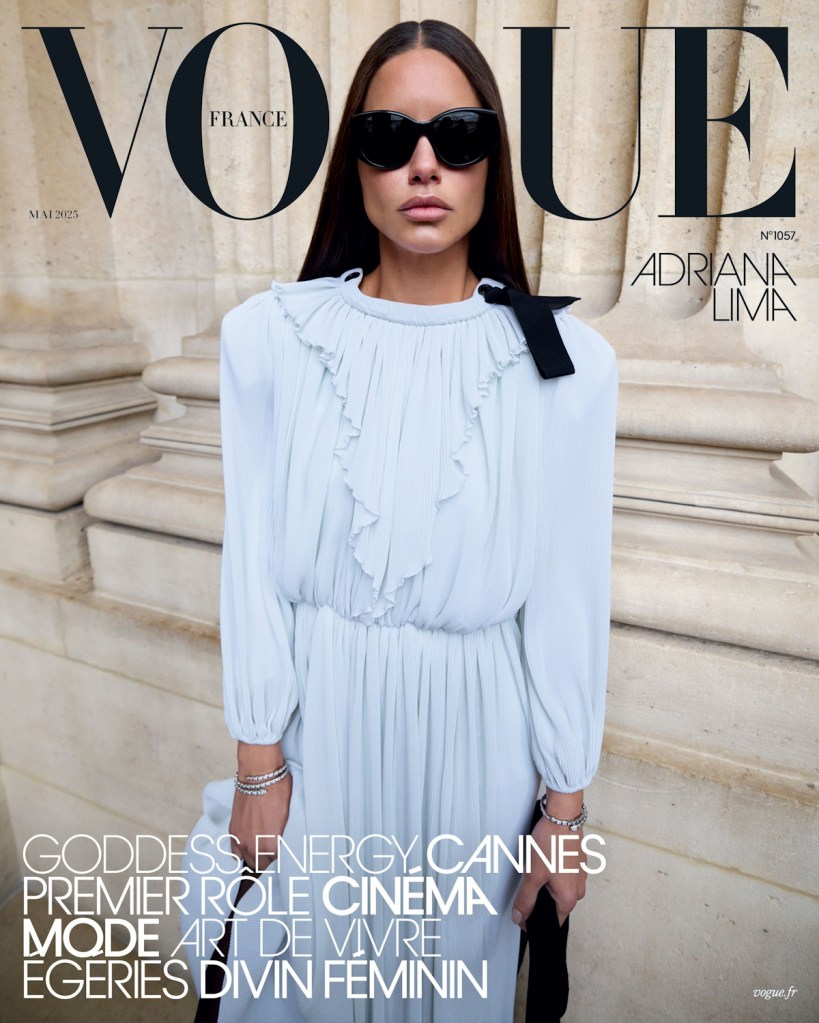 Vogue France May 2025 : Adriana Lima, Joan Smalls & Lara Stone by Mario Sorrenti